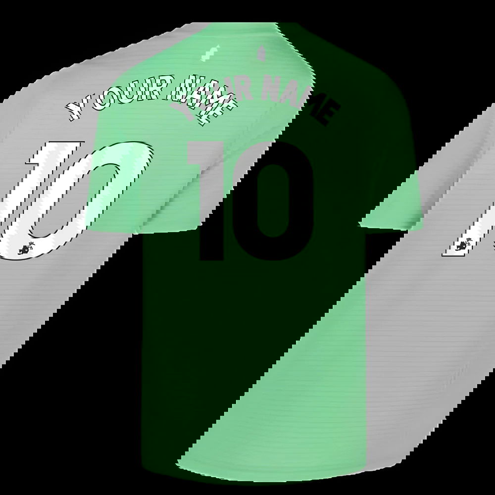 2025-2026 Everton Home Goalkeeper Shirt (Green) - Kids (Your Name)