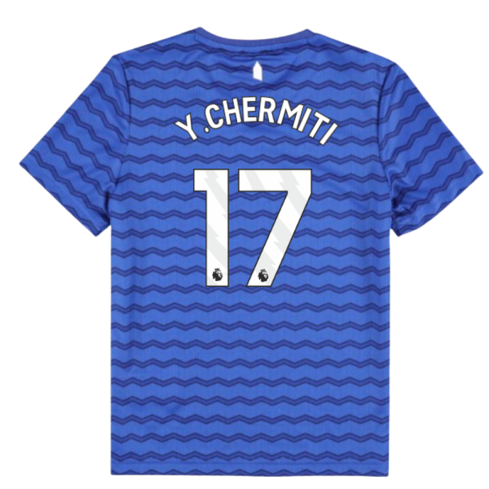 2025-2026 Everton Home Infant Kit (Y.Chermiti 17)