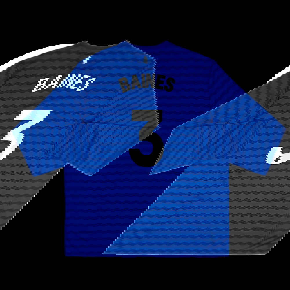 2025-2026 Everton Home Long Sleeve Shirt (Baines 3)