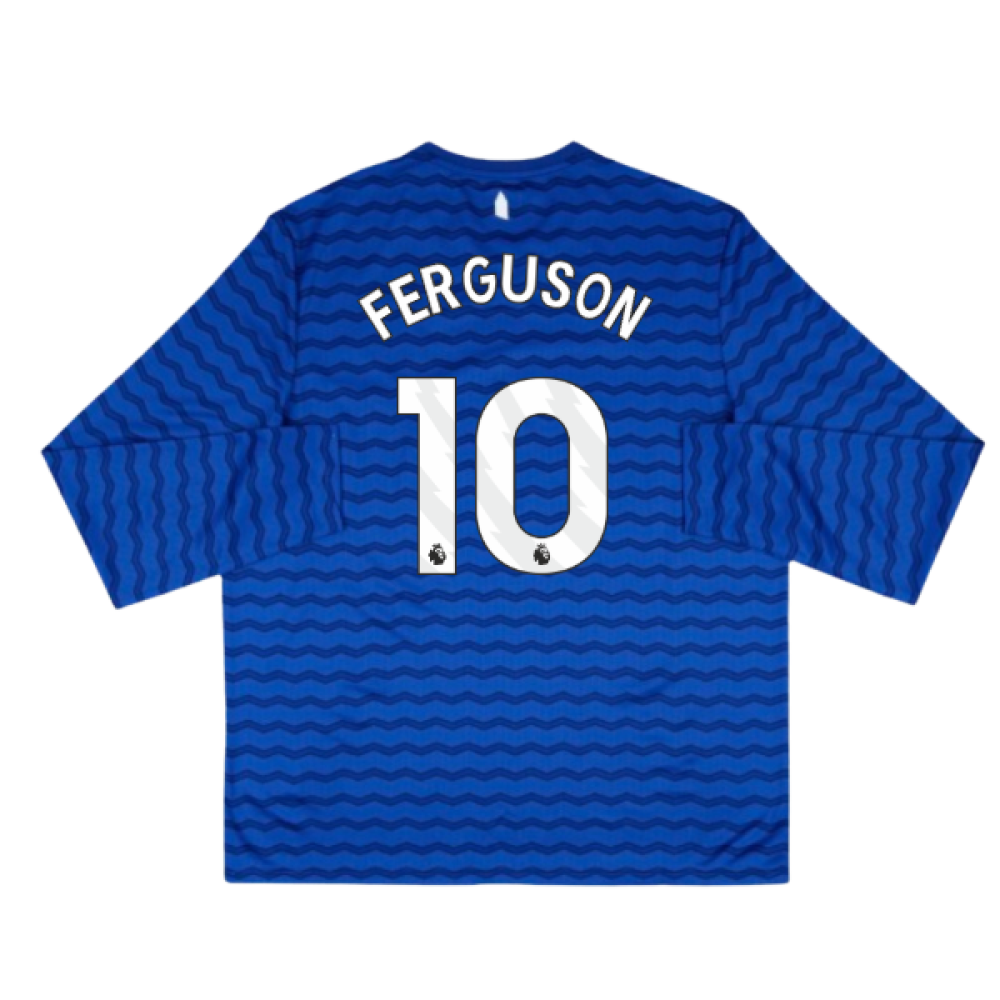 2025-2026 Everton Home Long Sleeve Shirt (Ferguson 10)