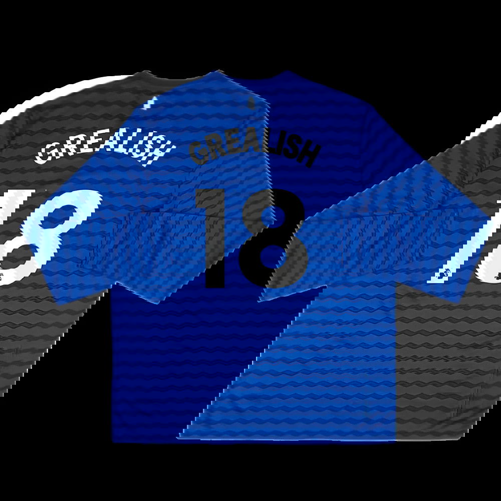 2025-2026 Everton Home Long Sleeve Shirt (Grealish 18)