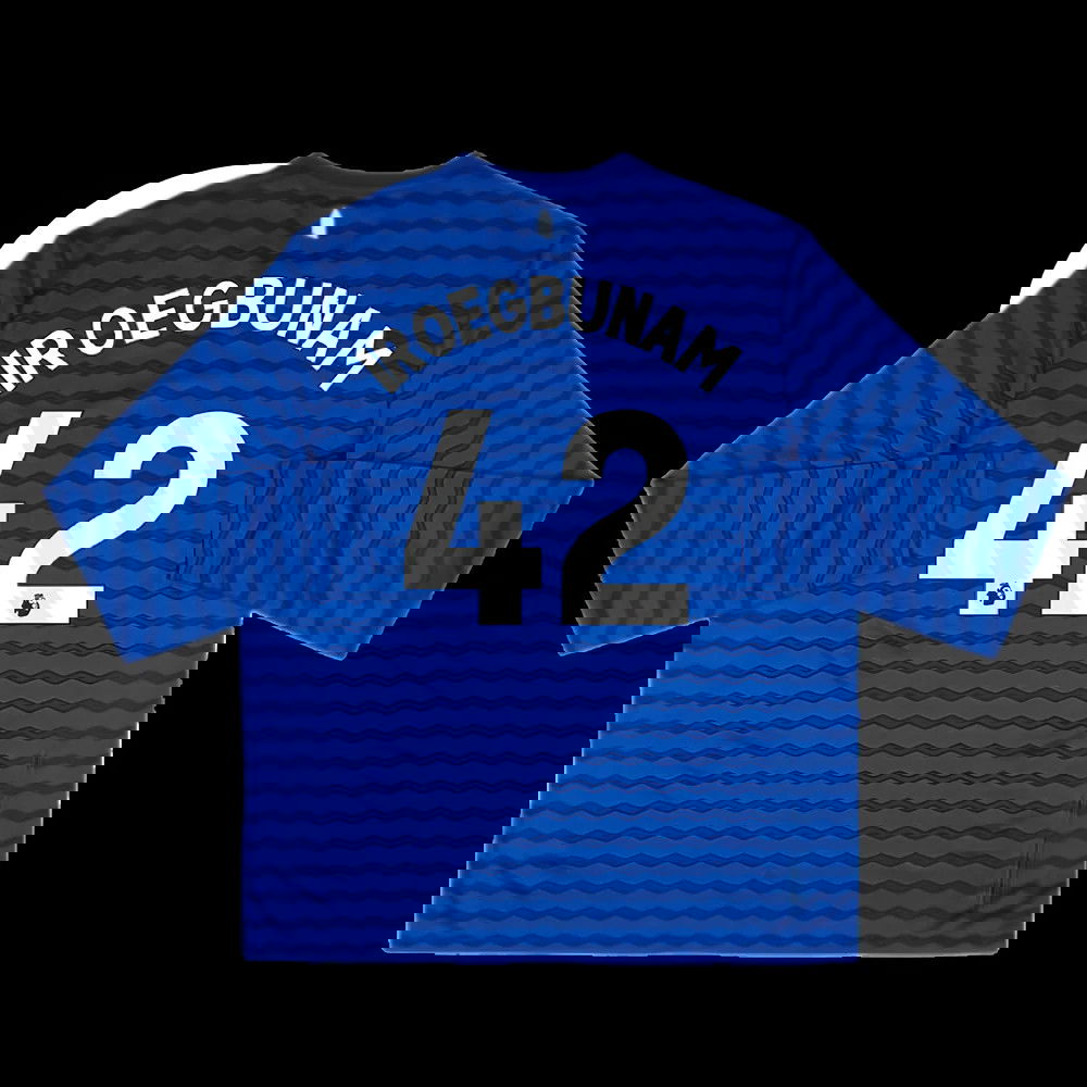 2025-2026 Everton Home Long Sleeve Shirt (Iroegbunam 42)