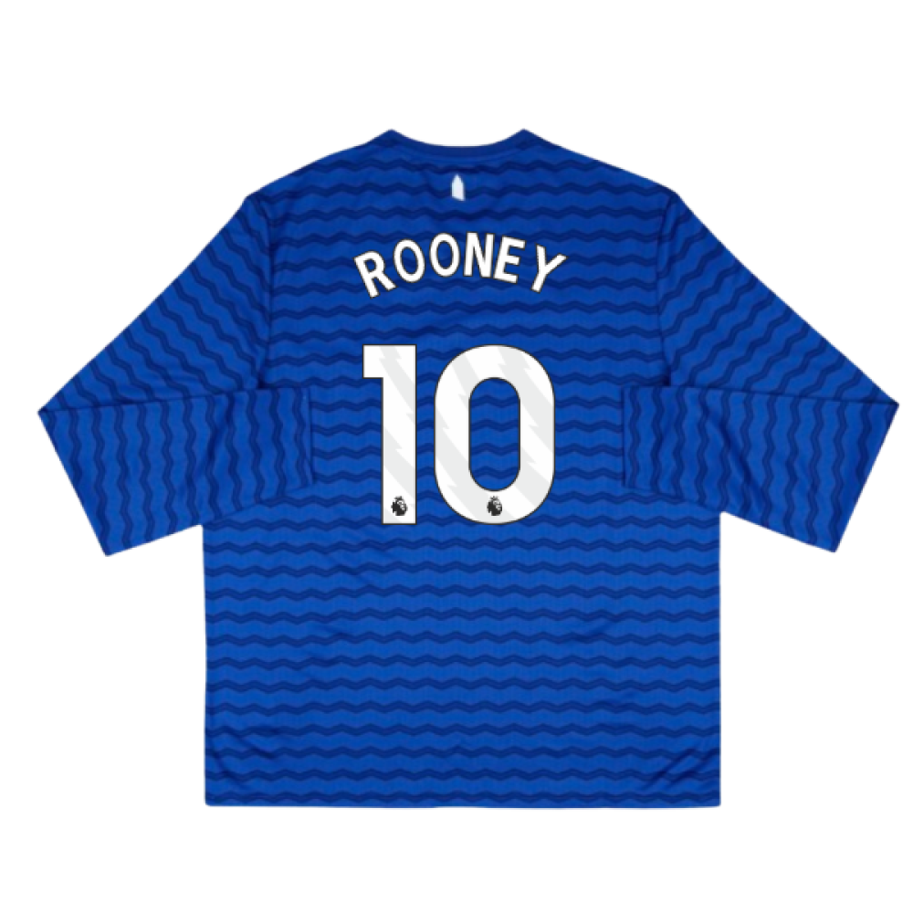 2025-2026 Everton Home Long Sleeve Shirt (Rooney 10)