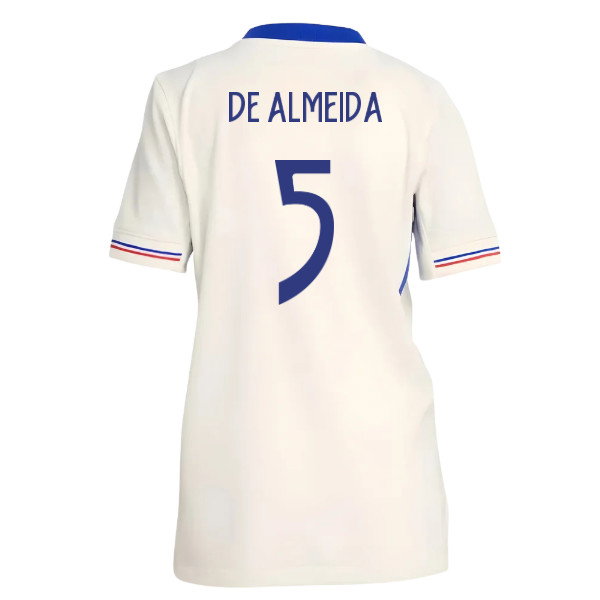 2025-2026 France Womens Team Away Shirt (Kids) (De Almeida 5)