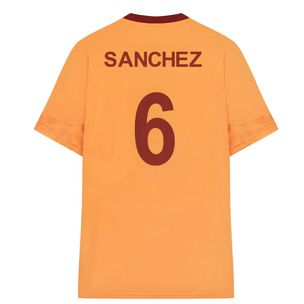 2025-2026 Galatasaray Training Jersey (Orange) (Sanchez 6)