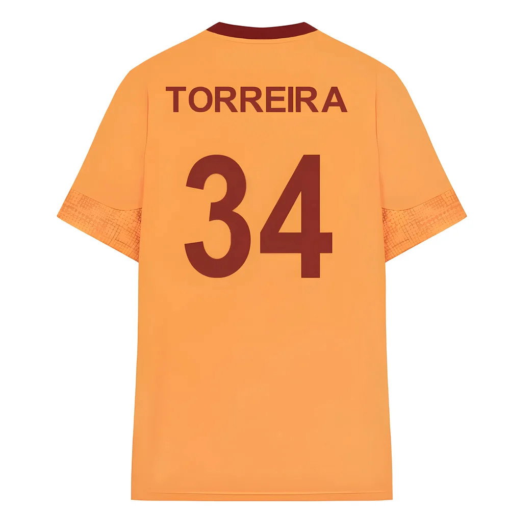 2025-2026 Galatasaray Training Jersey (Orange) (Torreira 34)