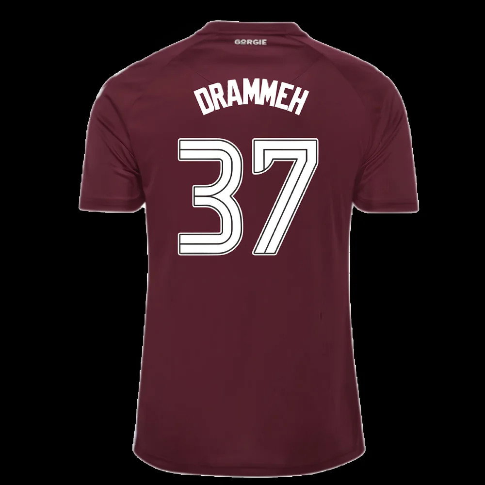 2025-2026 Hearts Home Shirt (Drammeh 37)