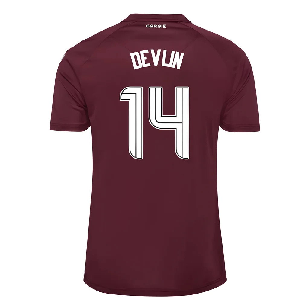 2025-2026 Hearts Home Shirt (Kids) (Devlin 14)