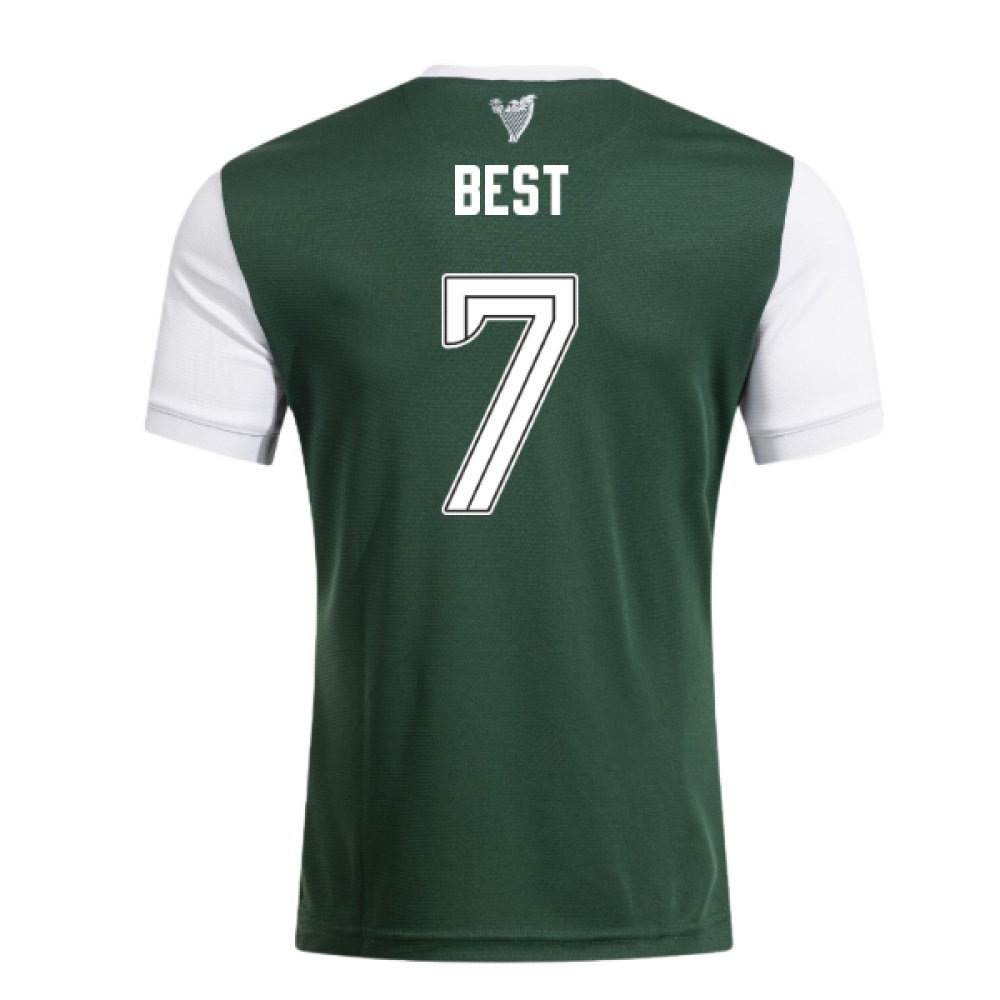 2025-2026 Hibernian Home Shirt (No Sponsor) (Best 7)