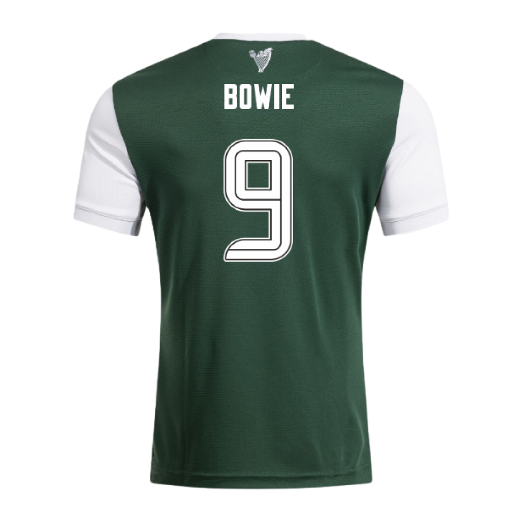2025-2026 Hibernian Home Shirt (No Sponsor) (Bowie 9)