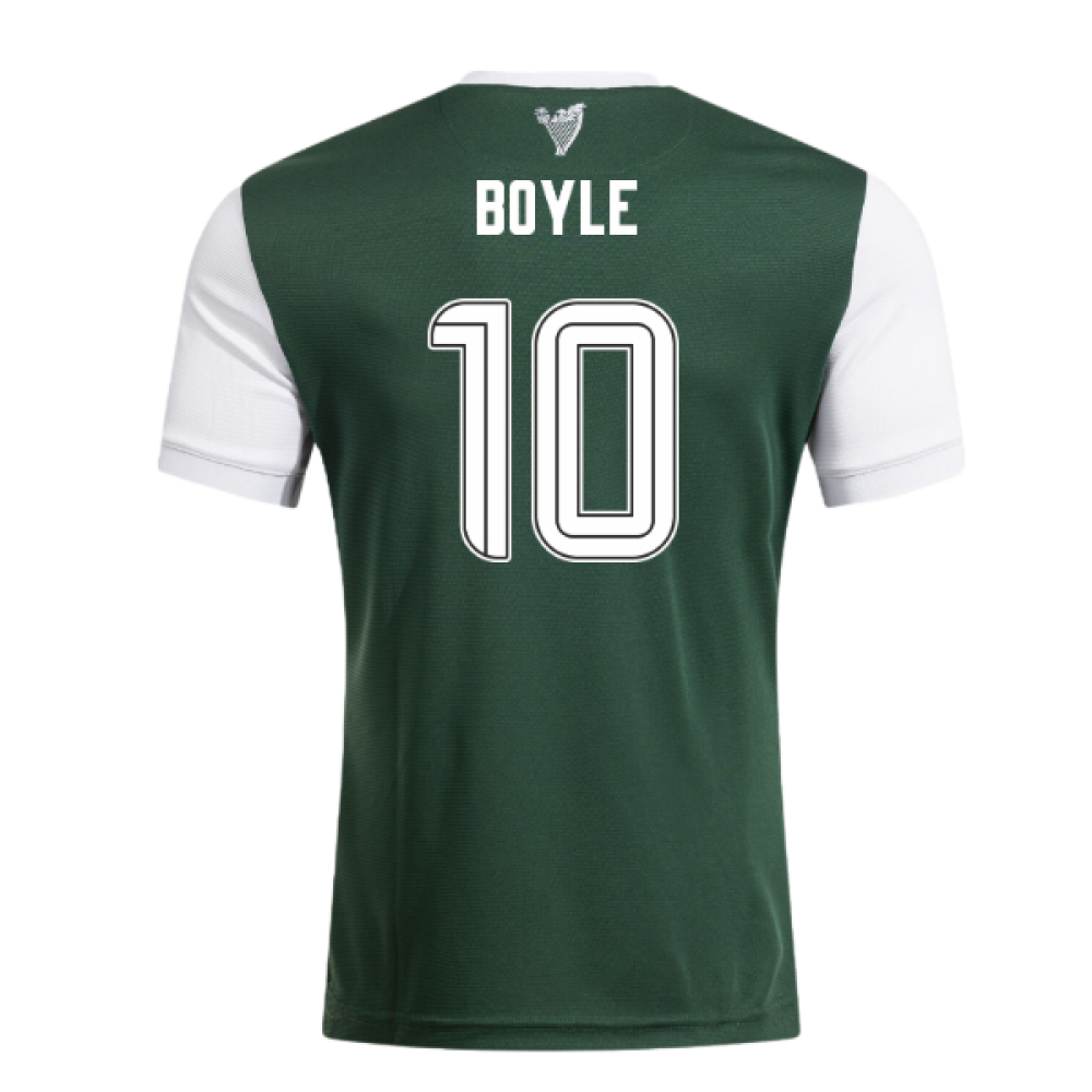 2025-2026 Hibernian Home Shirt (No Sponsor) (Boyle 10)
