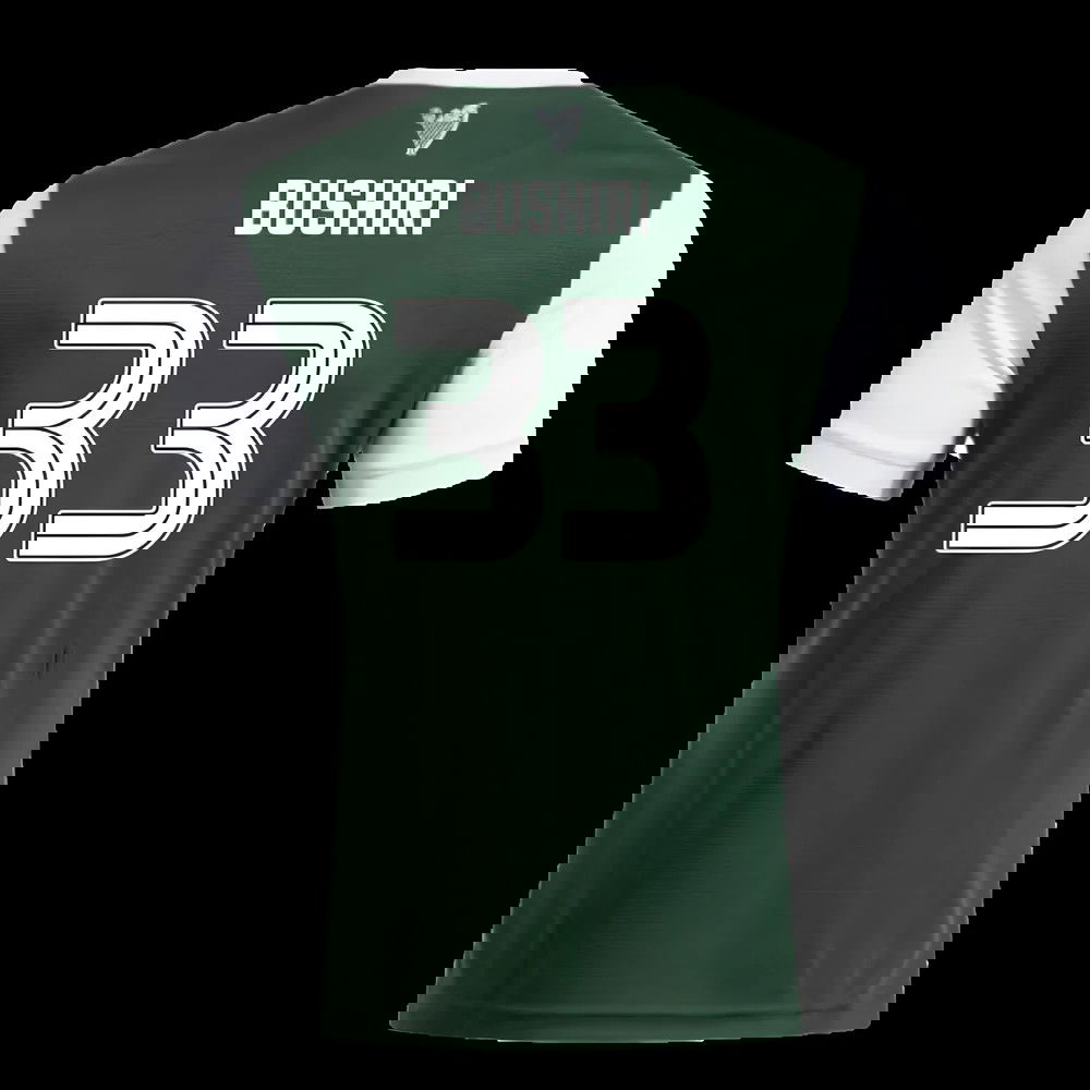 2025-2026 Hibernian Home Shirt (No Sponsor) (Bushiri 33)