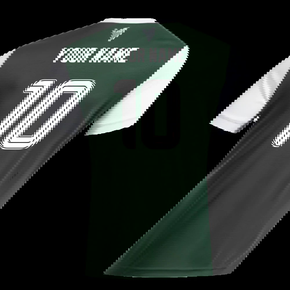 2025-2026 Hibernian Home Shirt (No Sponsor) (Your Name)