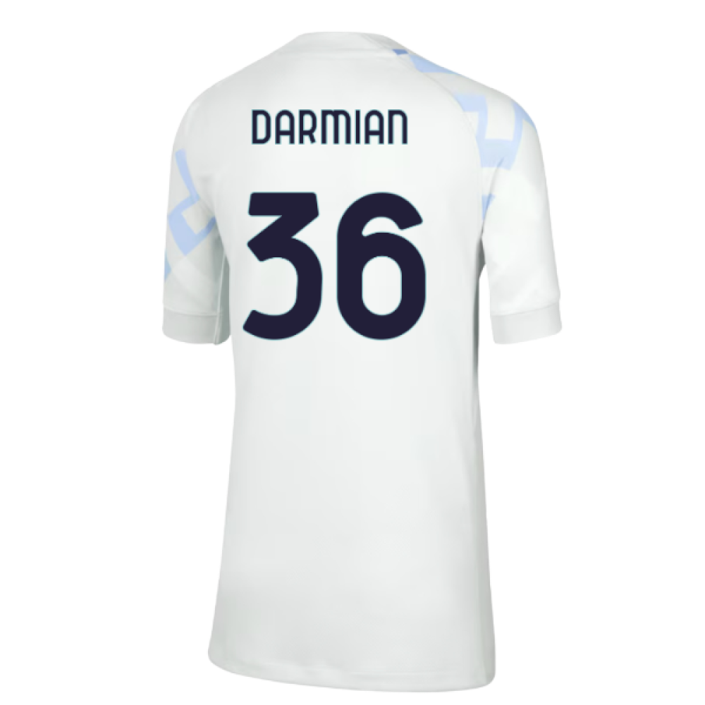 2025-2026 Inter Milan Away Shirt (Kids) (Darmian 36)