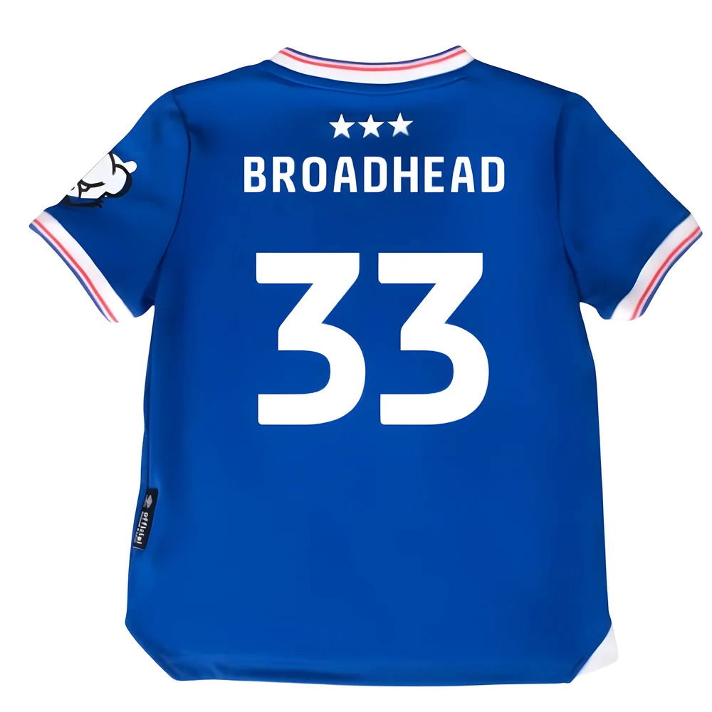 2025-2026 Ipswich Town Home Mini Kit (Broadhead 33)