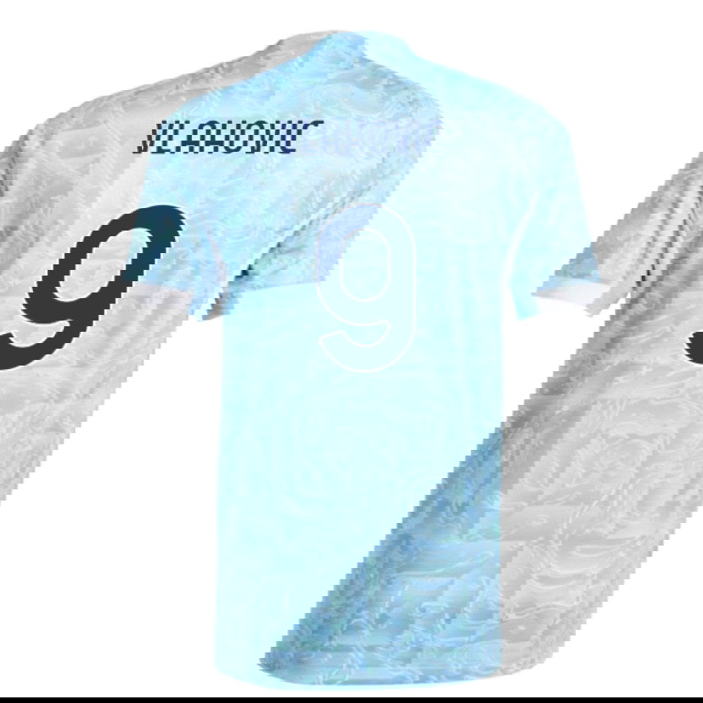 2025-2026 Juventus Authentic Away Shirt (Vlahovic 9)