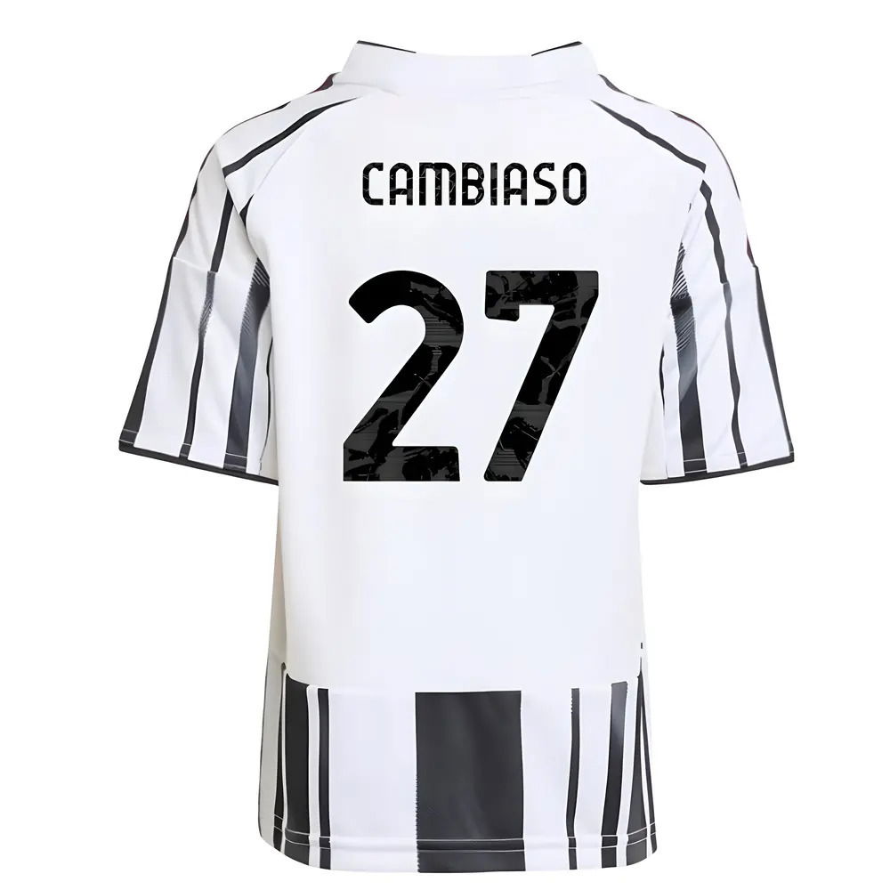 2025-2026 Juventus Home Mini Kit (Cambiaso 27)