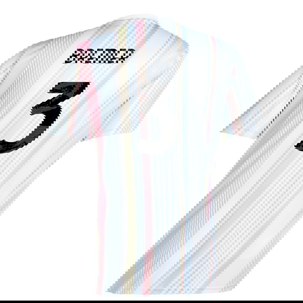 2025-2026 Juventus Pre-Match Shirt (White) (Bremer 3)
