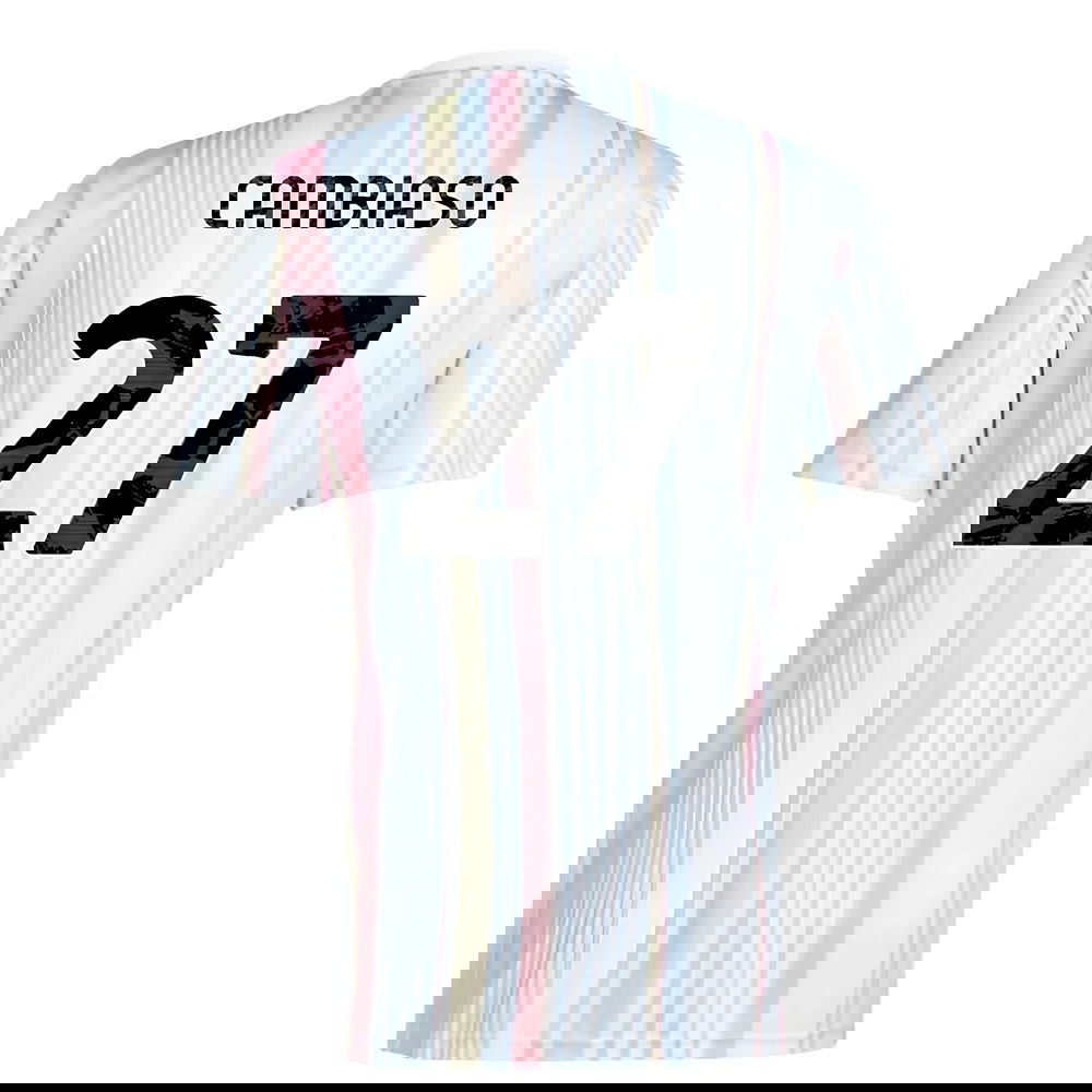 2025-2026 Juventus Pre-Match Shirt (White) (Cambiaso 27)