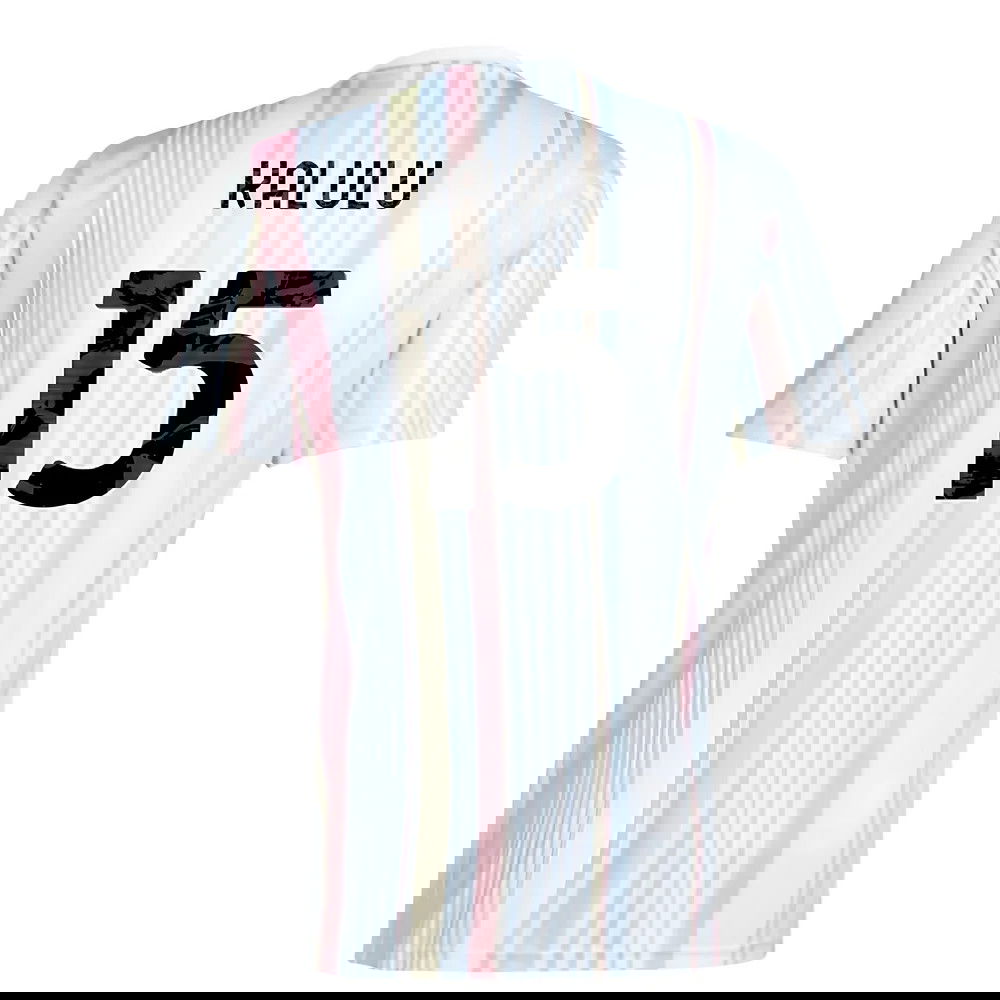 2025-2026 Juventus Pre-Match Shirt (White) (Kalulu 15)