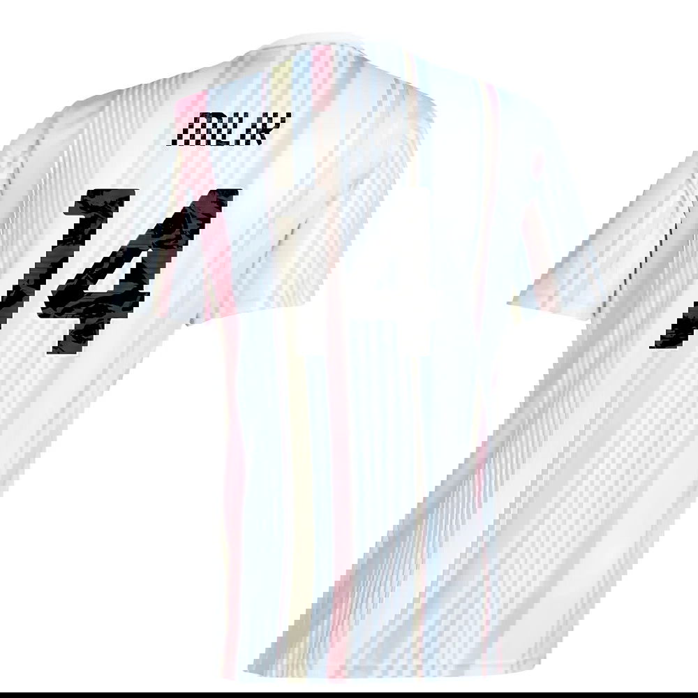 2025-2026 Juventus Pre-Match Shirt (White) (Milik 14)