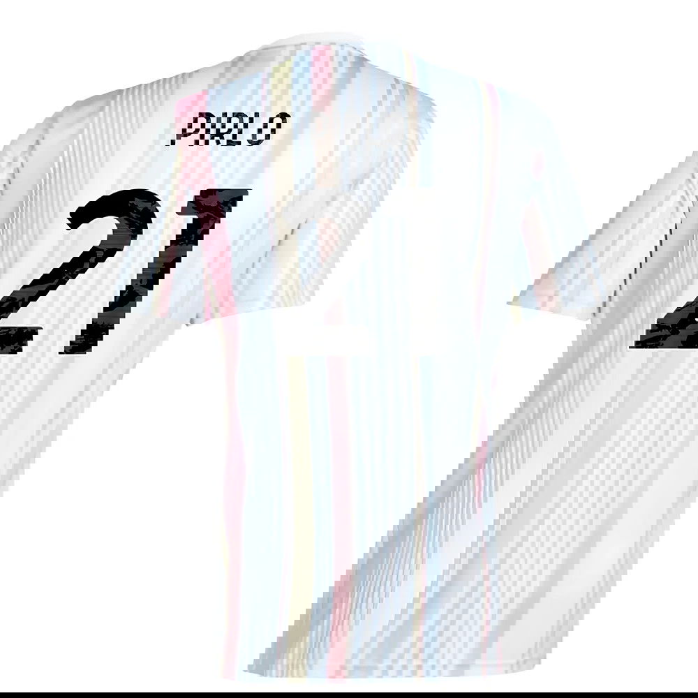 2025-2026 Juventus Pre-Match Shirt (White) (Pirlo 21)