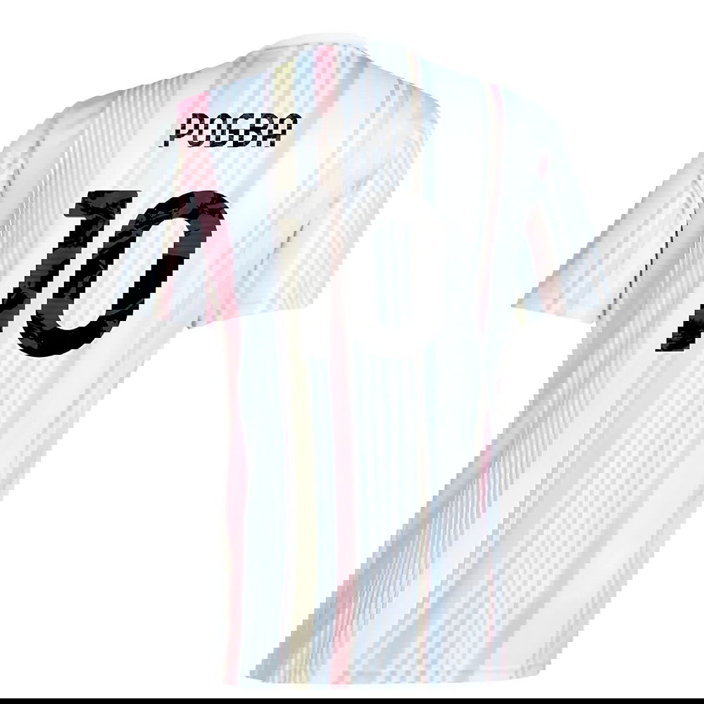 2025-2026 Juventus Pre-Match Shirt (White) (Pogba 10)