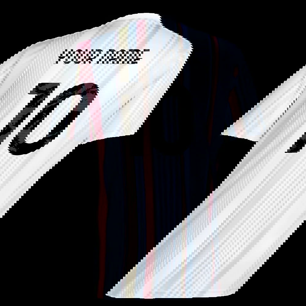 2025-2026 Juventus Pre-Match Shirt (White) (Your Name)