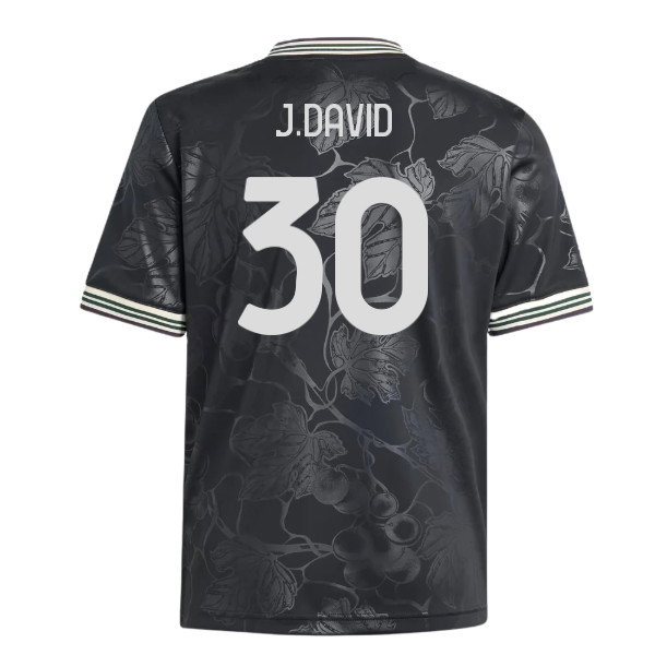 2025-2026 Juventus Third Shirt (Kids) (J.David 30)