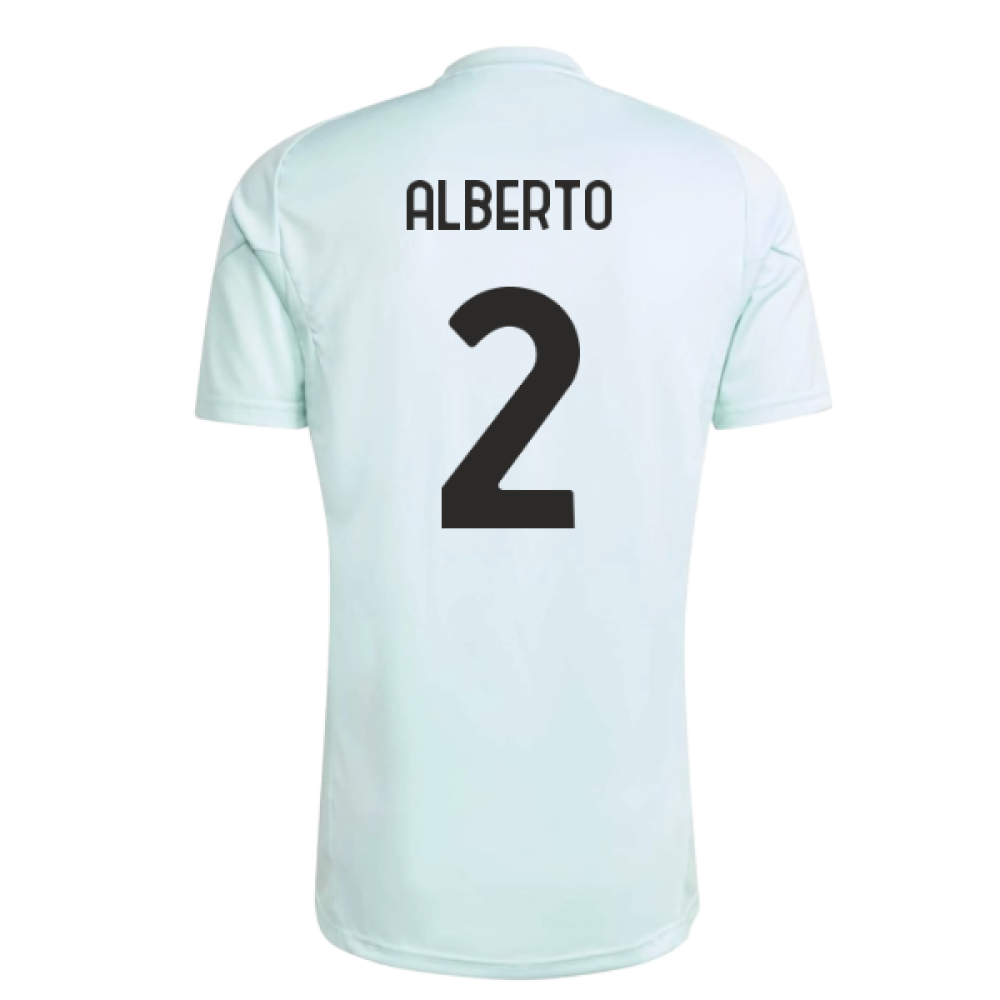 2025-2026 Juventus Training Jersey (Semi Flash Aqua) (Alberto 2)