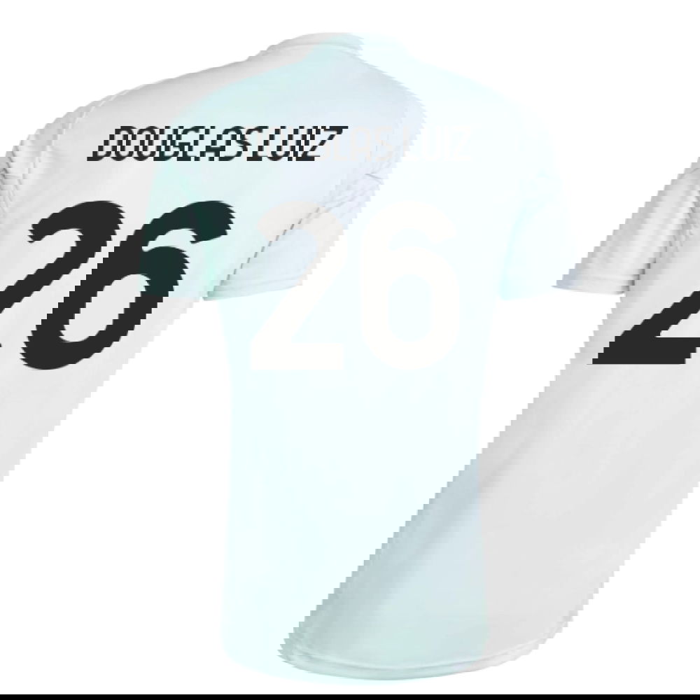 2025-2026 Juventus Training Jersey (Semi Flash Aqua) (Douglas Luiz 26)
