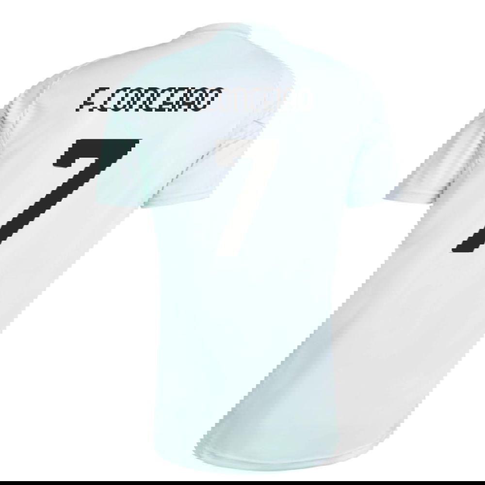 2025-2026 Juventus Training Jersey (Semi Flash Aqua) (F.Conceiao 7)
