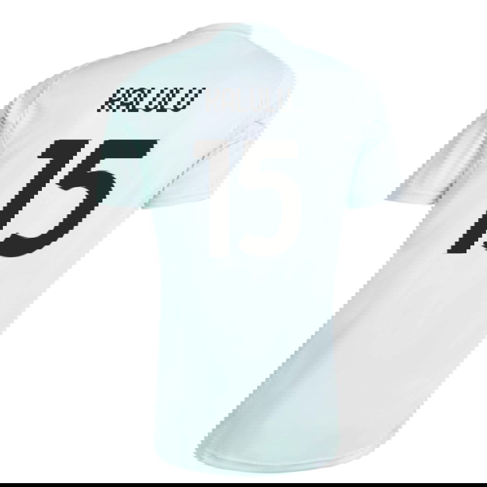 2025-2026 Juventus Training Jersey (Semi Flash Aqua) (Kalulu 15)