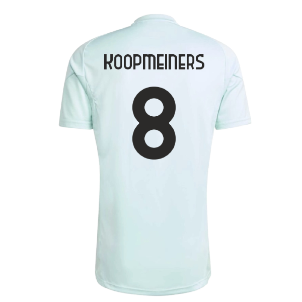 2025-2026 Juventus Training Jersey (Semi Flash Aqua) (Koopmeiners 8)