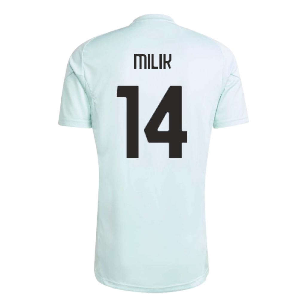 2025-2026 Juventus Training Jersey (Semi Flash Aqua) (Milik 14)