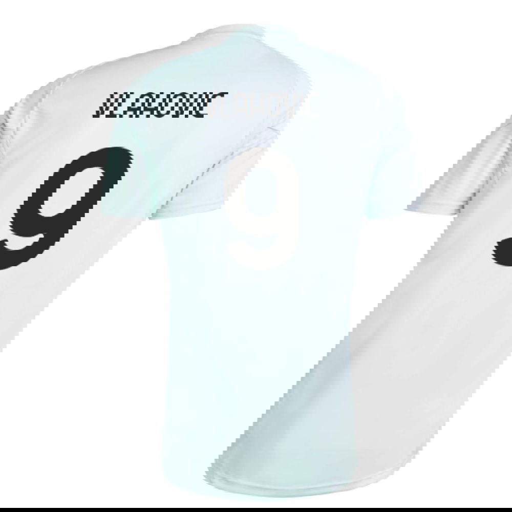 2025-2026 Juventus Training Jersey (Semi Flash Aqua) (Vlahovic 9)