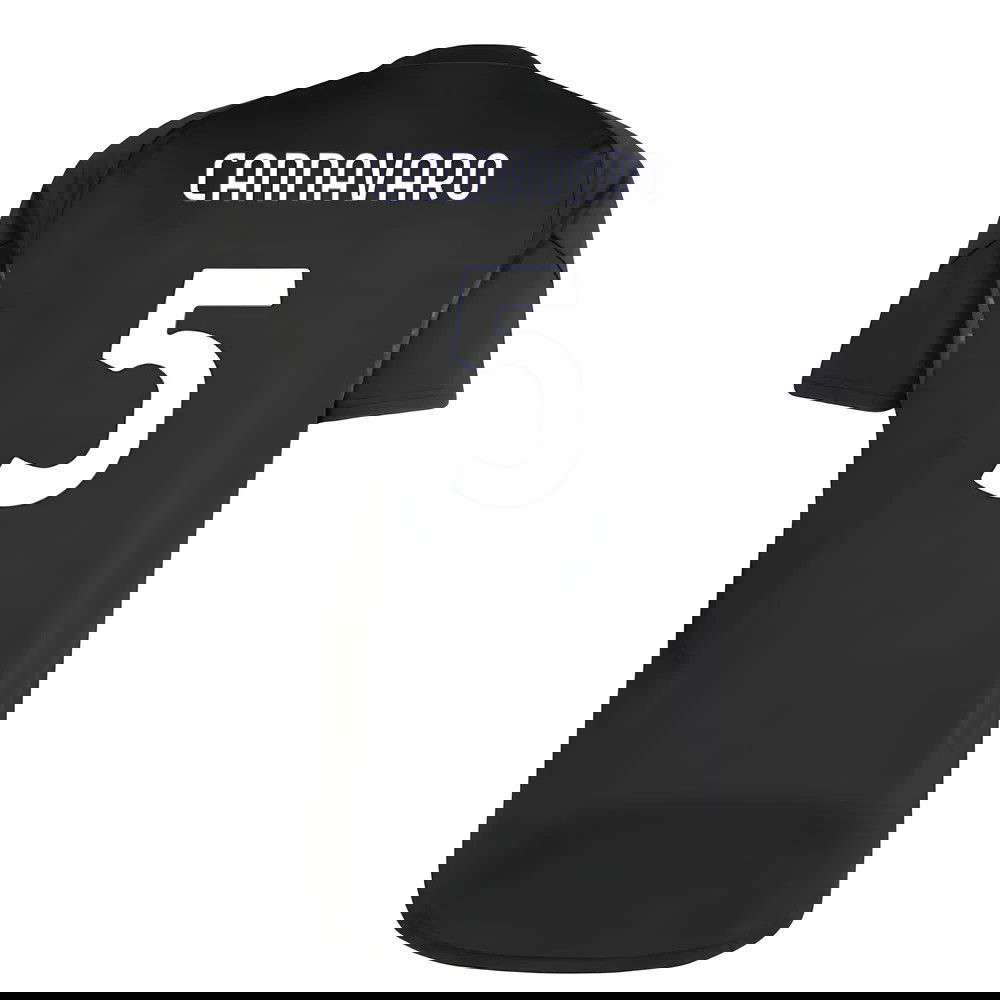 2025-2026 Juventus Training Shirt (Black) (Cannavaro 5)