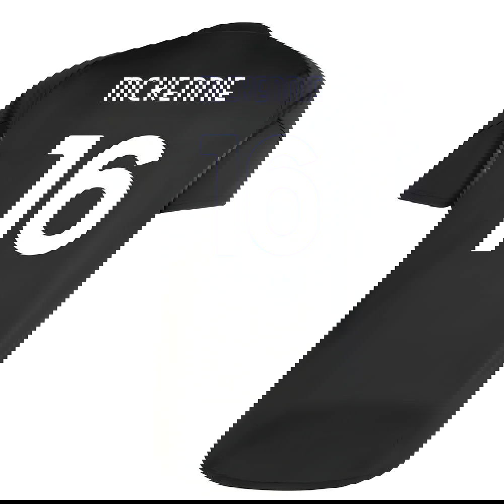 2025-2026 Juventus Training Shirt (Black) (McKennie 16)