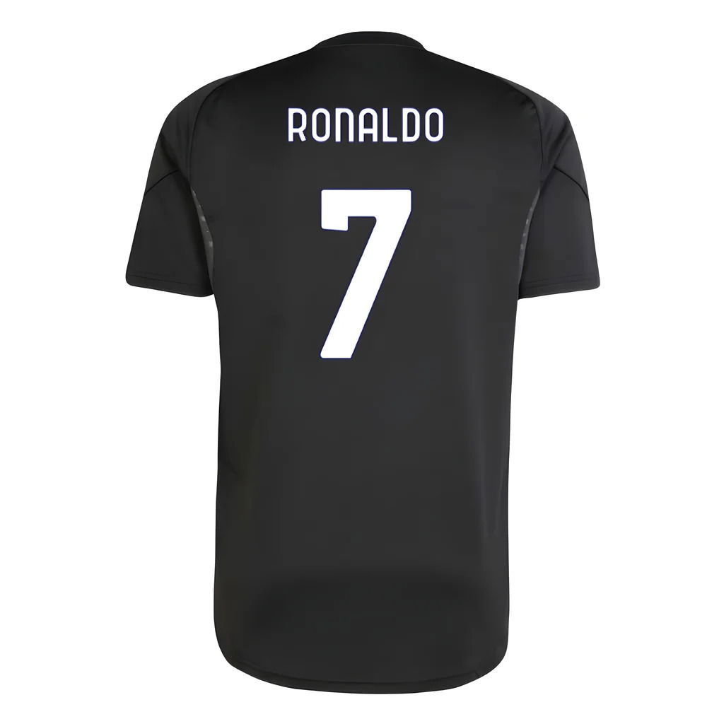 2025-2026 Juventus Training Shirt (Black) (Ronaldo 7)