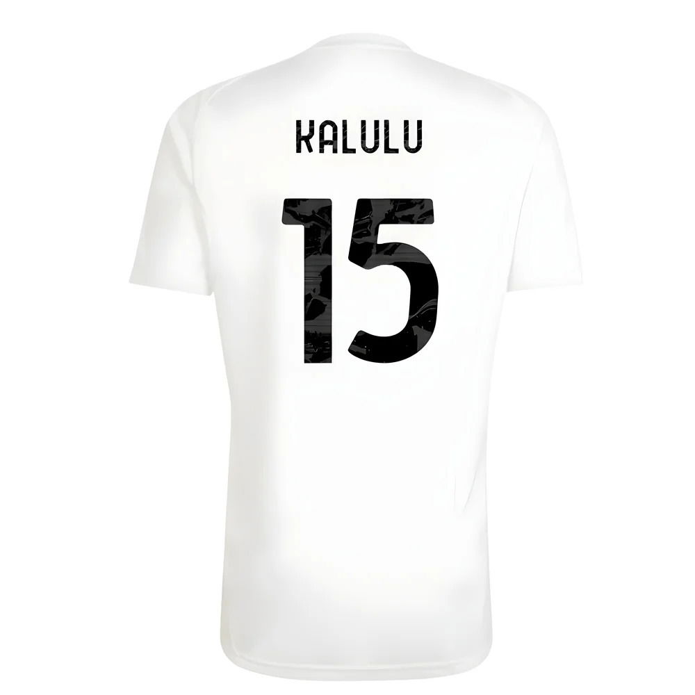 2025-2026 Juventus Training Shirt (White) (Kalulu 15)