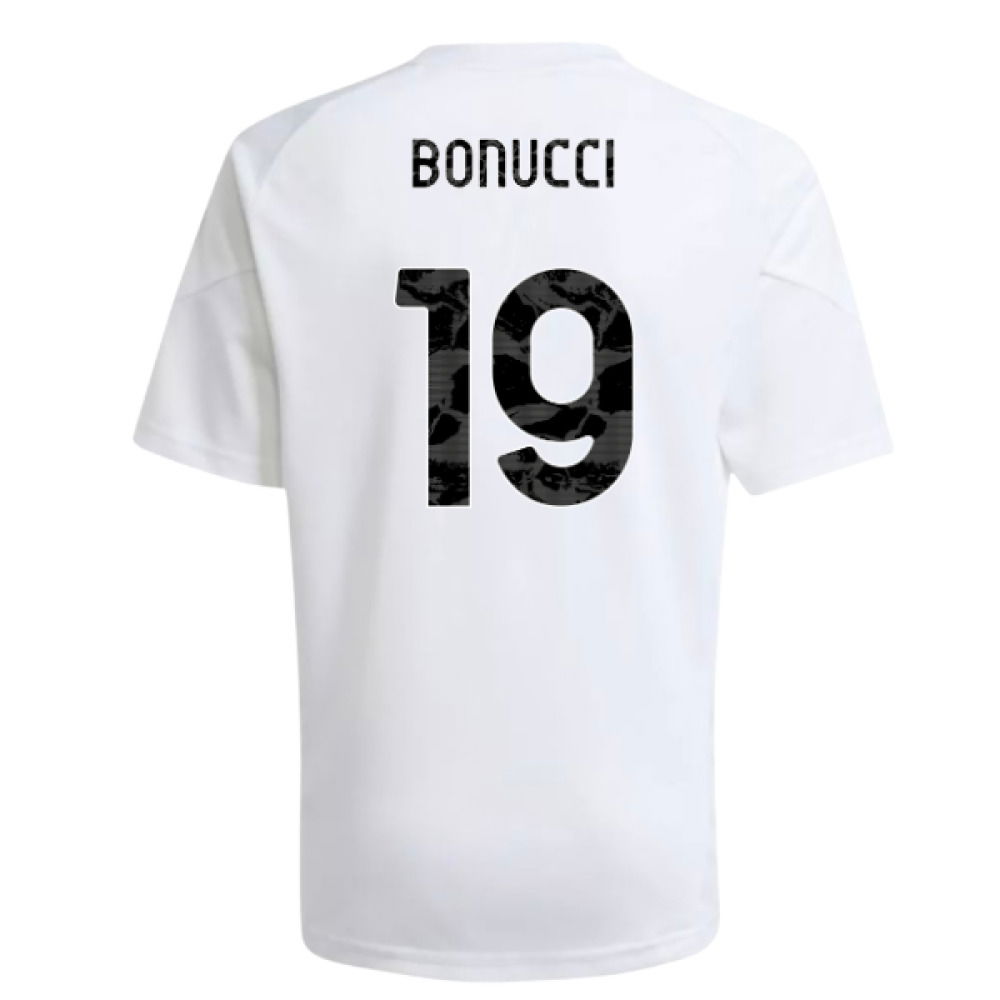 2025-2026 Juventus Training Shirt (White) - Kids (Bonucci 19)