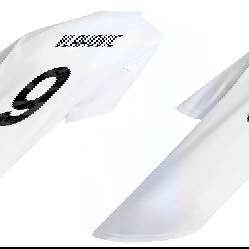 2025-2026 Juventus Training Shirt (White) - Kids (Vlahovic 9)