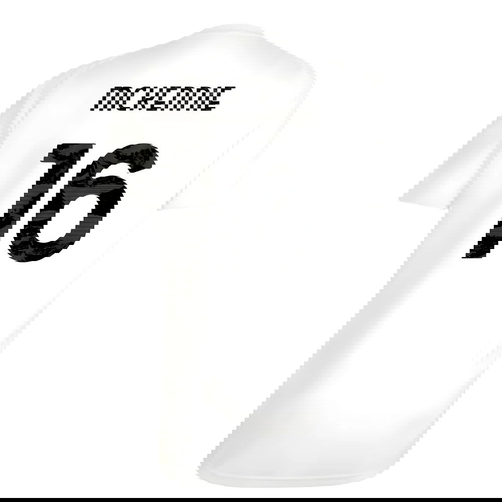2025-2026 Juventus Training Shirt (White) (McKennie 16)