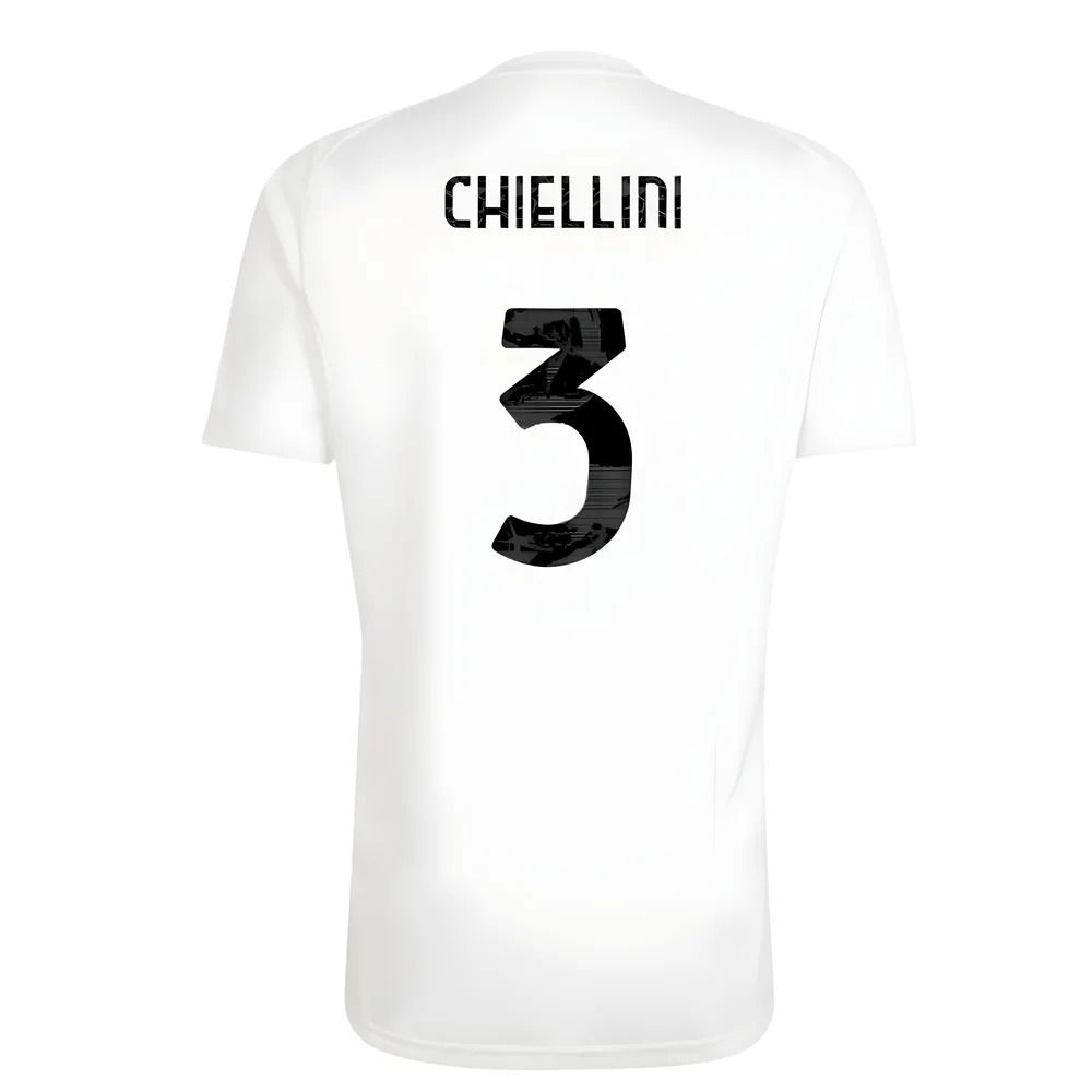 2025-2026 Juventus Training Tee (White) (Chiellini 3)