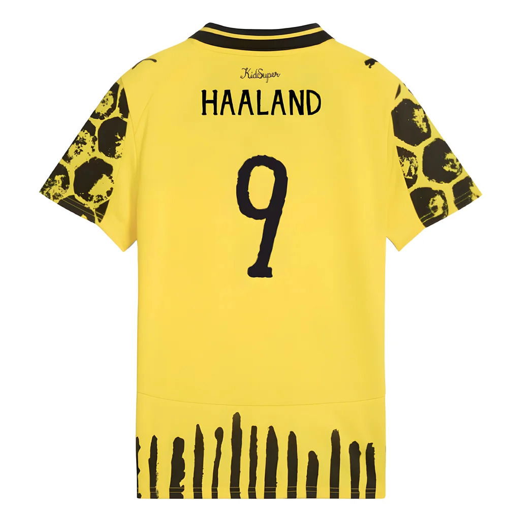 2025-2026 KIDSUPER x Borussia Dortmund CWC Shirt - Kids (Haaland 9)