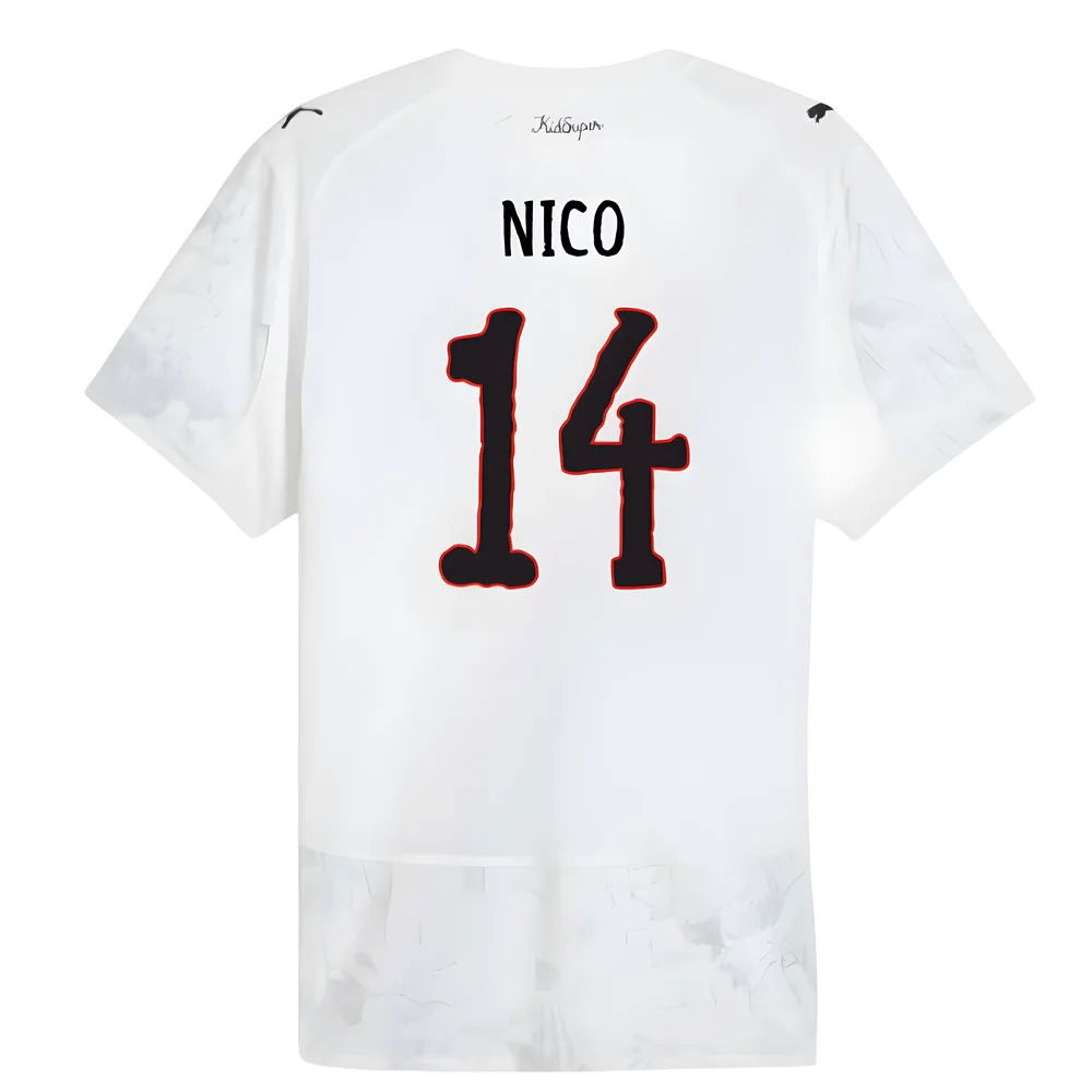 2025-2026 KIDSUPER x Manchester City CWC Authentic Shirt (White) (Nico 14)