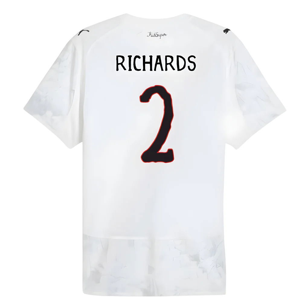 2025-2026 KIDSUPER x Manchester City CWC Authentic Shirt (White) (Richards 2)