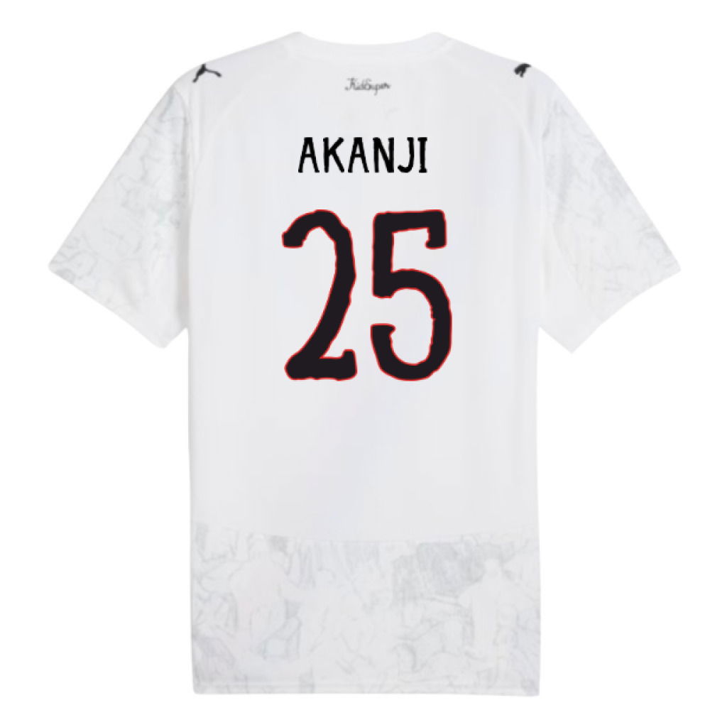 2025-2026 KIDSUPER x Manchester City CWC Shirt (White) (Akanji 25)