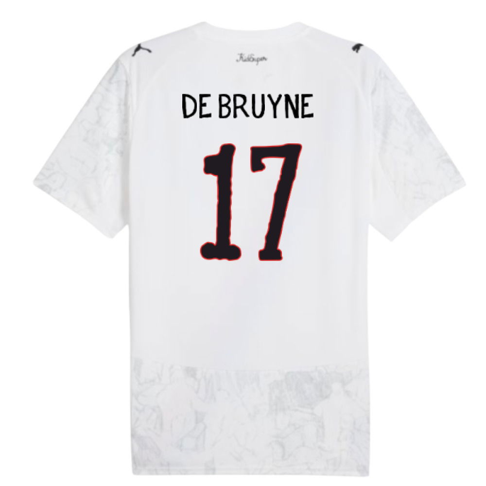 2025-2026 KIDSUPER x Manchester City CWC Shirt (White) (De Bruyne 17)