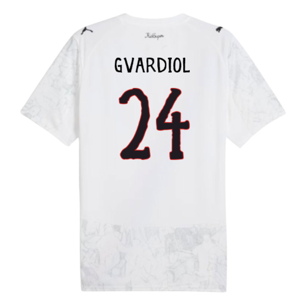 2025-2026 KIDSUPER x Manchester City CWC Shirt (White) (Gvardiol 24)